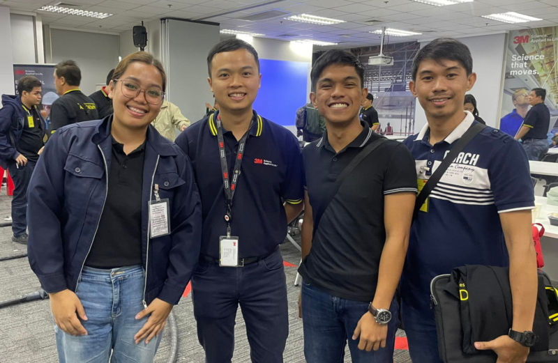 DCPI employees with Mr. Kim Lai Law (Second from Left), Advanced Application Engineer, for the 3M 2-day DSR Training held at 3M CTC, BGC, Taguig.